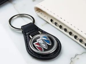 Buick Leder Schlüsselkette Hält Schlüssel Fest Schick